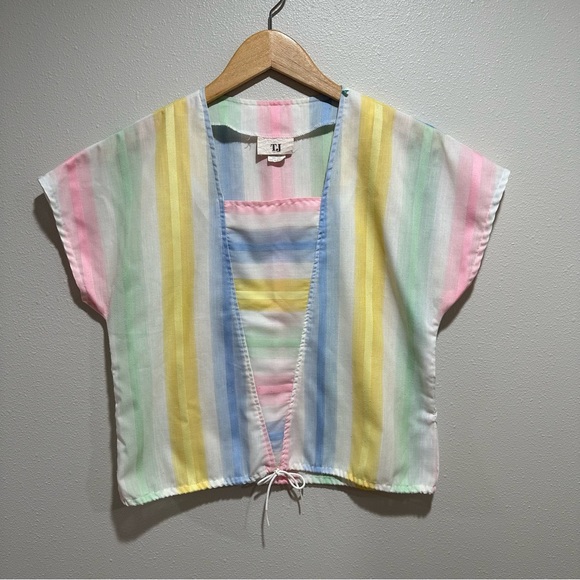 Thermo Jac Vintage Rainbow Top - Picture 1 of 7